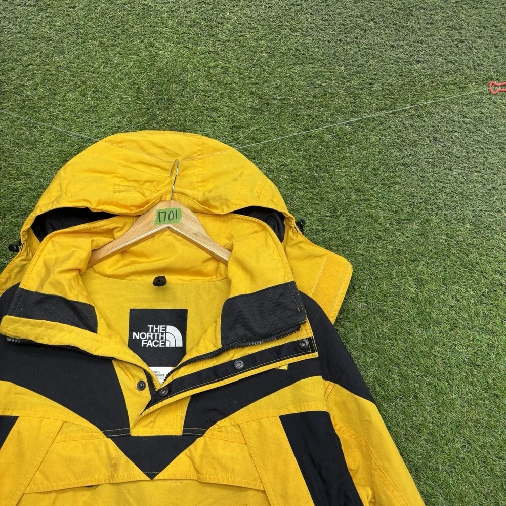 Vintage The North Face Jacket Mens Medium Yellow Extreme Light Ski Coat 90s Rare